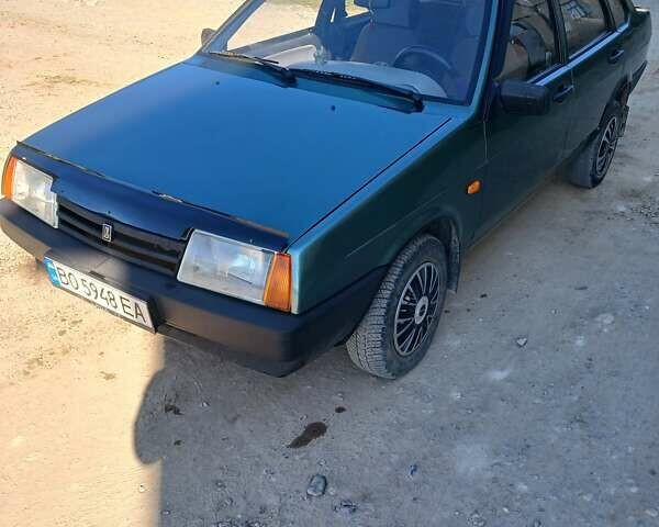 Зелений ВАЗ 21099, об'ємом двигуна 1.6 л та пробігом 204 тис. км за 1800 $, фото 1 на Automoto.ua