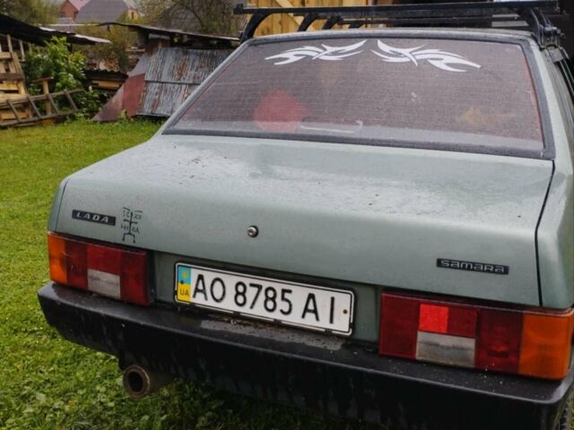 Зеленый ВАЗ 21099, объемом двигателя 1.6 л и пробегом 105 тыс. км за 1700 $, фото 1 на Automoto.ua
