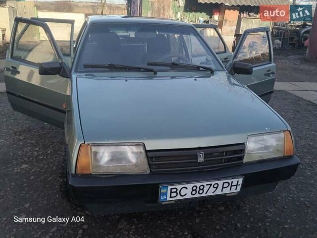 Зелений ВАЗ 21099, об'ємом двигуна 1.6 л та пробігом 298 тис. км за 1590 $, фото 1 на Automoto.ua