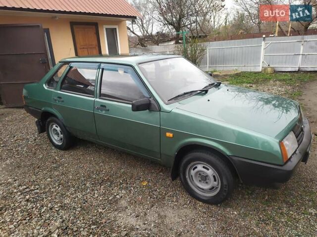 Зеленый ВАЗ 21099, объемом двигателя 1.6 л и пробегом 185 тыс. км за 2200 $, фото 1 на Automoto.ua