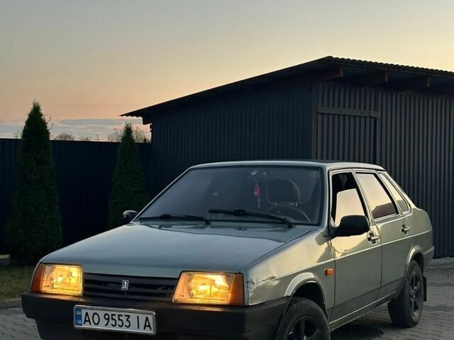Зеленый ВАЗ 21099, объемом двигателя 1.6 л и пробегом 140 тыс. км за 1550 $, фото 1 на Automoto.ua