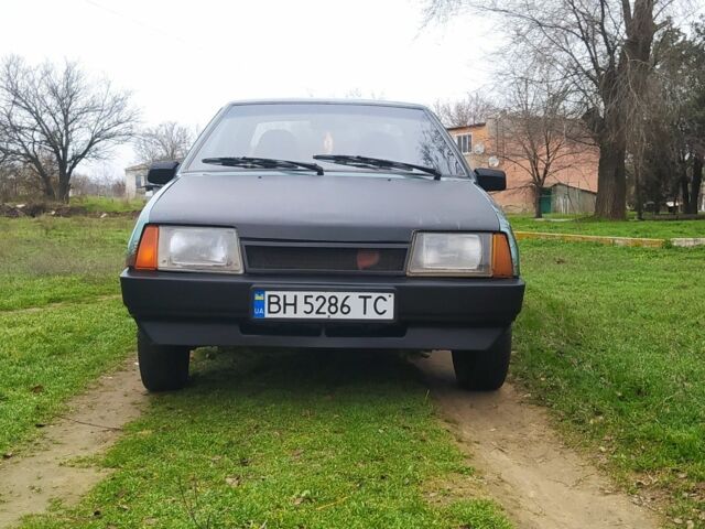 Зеленый ВАЗ 21099, объемом двигателя 1.6 л и пробегом 194 тыс. км за 1200 $, фото 1 на Automoto.ua