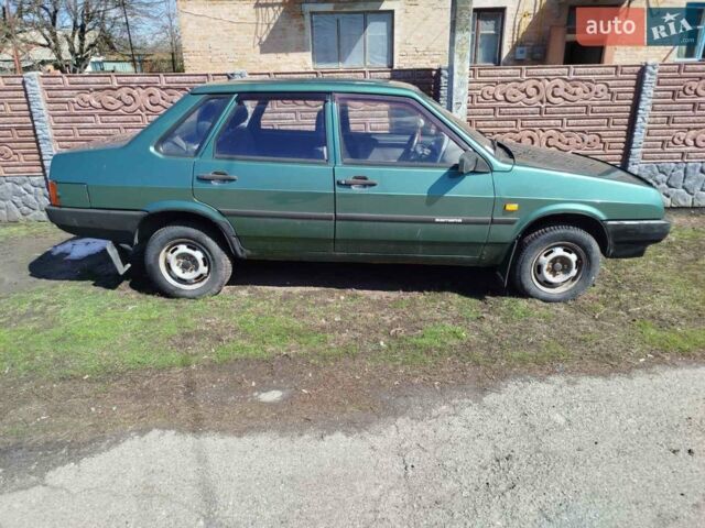 Зеленый ВАЗ 21099, объемом двигателя 1.6 л и пробегом 127 тыс. км за 2250 $, фото 1 на Automoto.ua