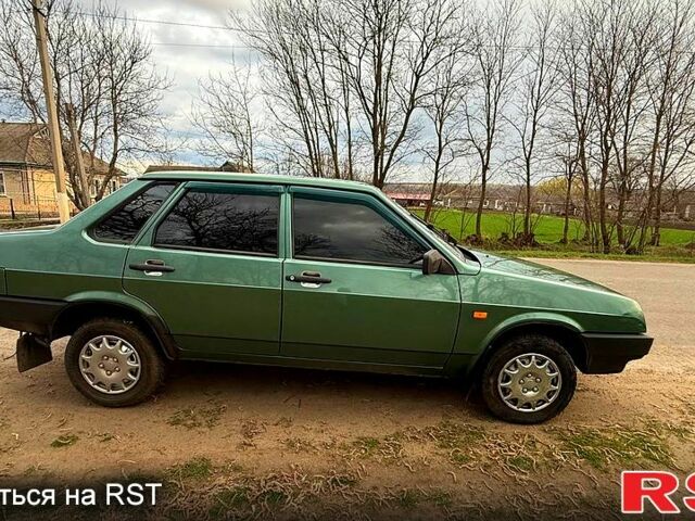 Зеленый ВАЗ 21099, объемом двигателя 1.6 л и пробегом 90 тыс. км за 3100 $, фото 1 на Automoto.ua