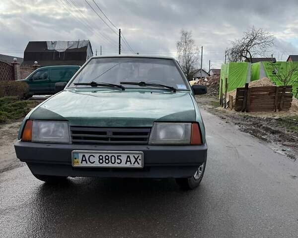 Зеленый ВАЗ 21099, объемом двигателя 1.6 л и пробегом 185 тыс. км за 1500 $, фото 1 на Automoto.ua