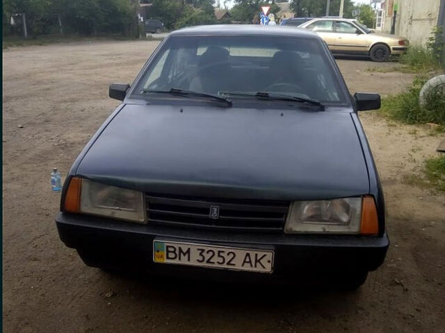 Зеленый ВАЗ 21099, объемом двигателя 1.6 л и пробегом 20 тыс. км за 1100 $, фото 1 на Automoto.ua