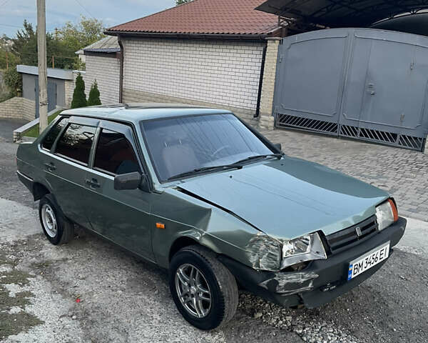 Зеленый ВАЗ 21099, объемом двигателя 1.6 л и пробегом 99 тыс. км за 1350 $, фото 1 на Automoto.ua