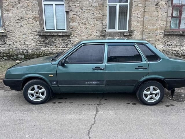 Зеленый ВАЗ 21099, объемом двигателя 1.6 л и пробегом 1 тыс. км за 1700 $, фото 1 на Automoto.ua