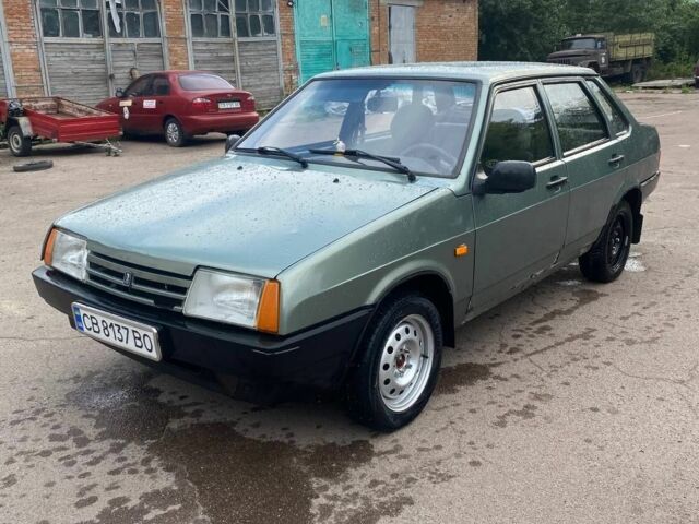 Зеленый ВАЗ 21099, объемом двигателя 1.6 л и пробегом 276 тыс. км за 1200 $, фото 1 на Automoto.ua