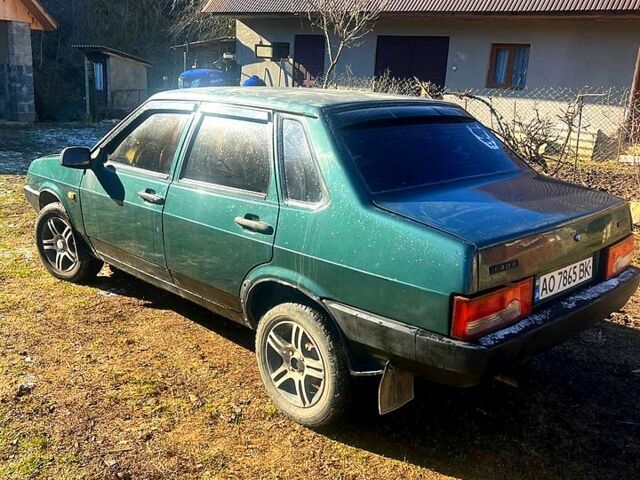 Зелений ВАЗ 21099, об'ємом двигуна 1.6 л та пробігом 250 тис. км за 900 $, фото 1 на Automoto.ua