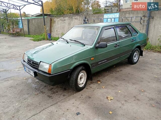 Зеленый ВАЗ 21099, объемом двигателя 1.6 л и пробегом 122 тыс. км за 2200 $, фото 1 на Automoto.ua