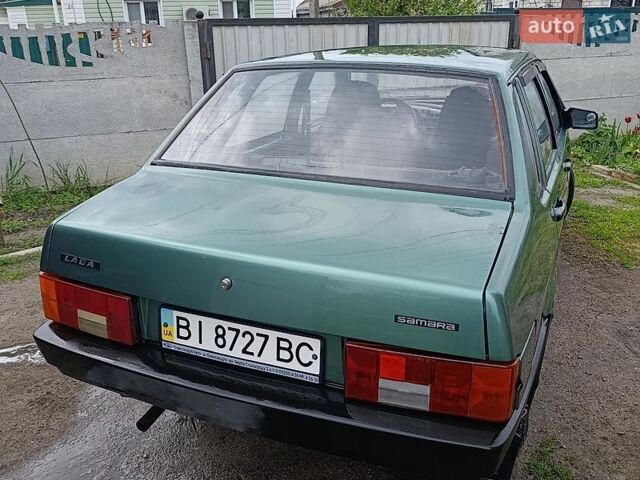 Зеленый ВАЗ 21099, объемом двигателя 1.6 л и пробегом 158 тыс. км за 1483 $, фото 1 на Automoto.ua
