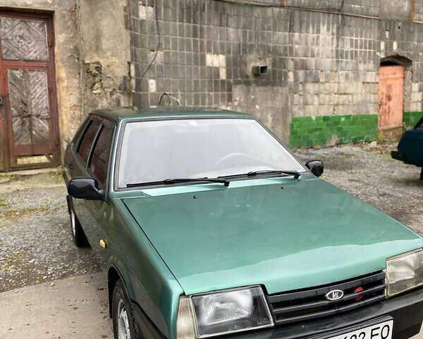 Зеленый ВАЗ 21099, объемом двигателя 1.6 л и пробегом 153 тыс. км за 1450 $, фото 1 на Automoto.ua