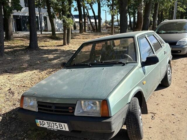 Зеленый ВАЗ 21099, объемом двигателя 1.6 л и пробегом 345 тыс. км за 1650 $, фото 1 на Automoto.ua