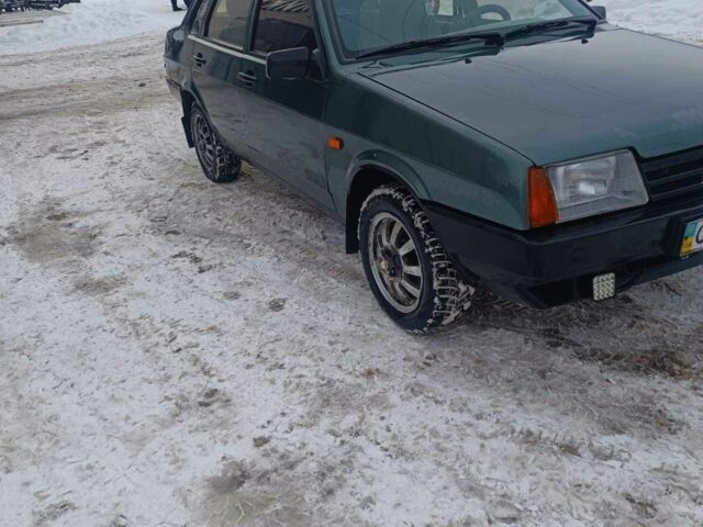 Зелений ВАЗ 21099, об'ємом двигуна 1.6 л та пробігом 200 тис. км за 1550 $, фото 1 на Automoto.ua