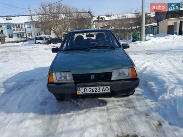 Зеленый ВАЗ 21099, объемом двигателя 1.6 л и пробегом 57 тыс. км за 2700 $, фото 1 на Automoto.ua