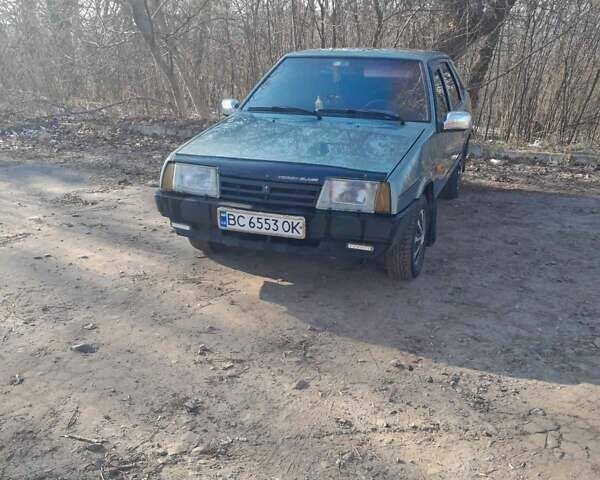 Зеленый ВАЗ 21099, объемом двигателя 1.6 л и пробегом 199 тыс. км за 3200 $, фото 1 на Automoto.ua