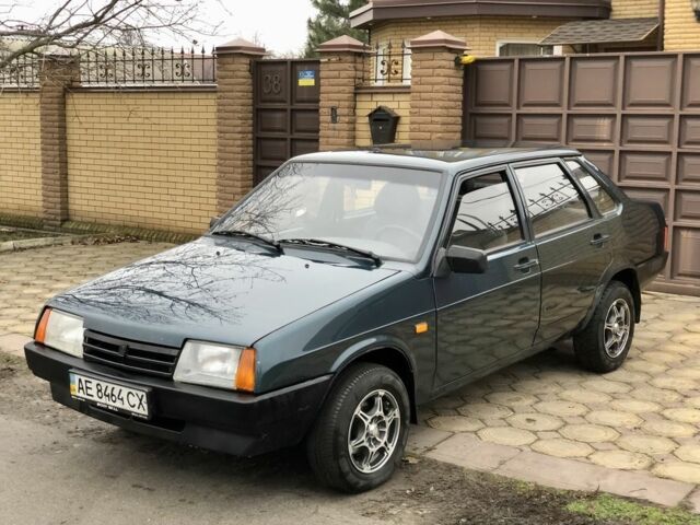 Зеленый ВАЗ 21099, объемом двигателя 1.6 л и пробегом 56 тыс. км за 2150 $, фото 1 на Automoto.ua