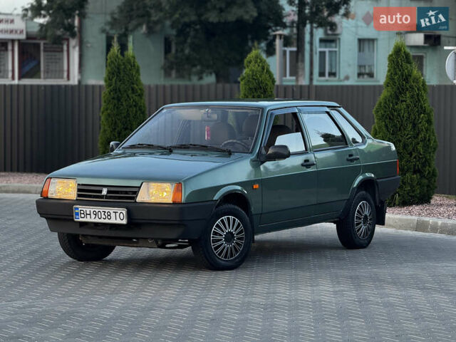 Зеленый ВАЗ 21099, объемом двигателя 1.6 л и пробегом 134 тыс. км за 2850 $, фото 1 на Automoto.ua