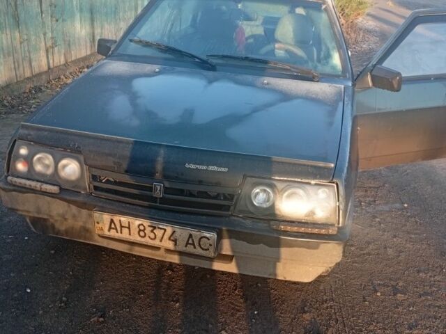 Зелений ВАЗ 21099, об'ємом двигуна 1.5 л та пробігом 150 тис. км за 1419 $, фото 1 на Automoto.ua