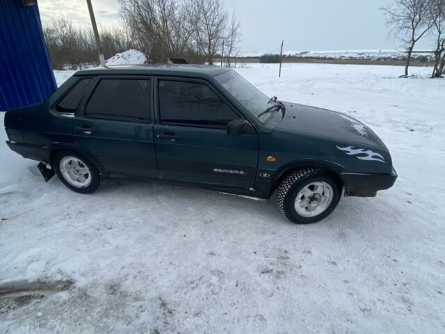 Зеленый ВАЗ 21099, объемом двигателя 1.5 л и пробегом 3 тыс. км за 2000 $, фото 1 на Automoto.ua