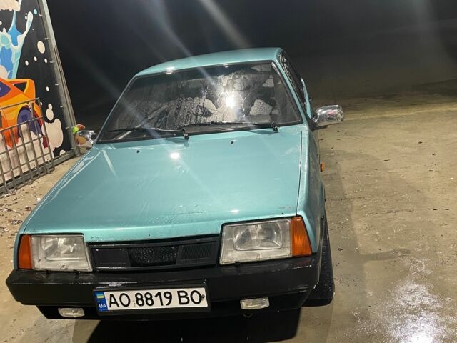 Зеленый ВАЗ 21099, объемом двигателя 1.5 л и пробегом 5 тыс. км за 900 $, фото 1 на Automoto.ua