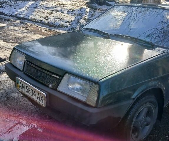 Зеленый ВАЗ 21099, объемом двигателя 0 л и пробегом 256 тыс. км за 1200 $, фото 1 на Automoto.ua