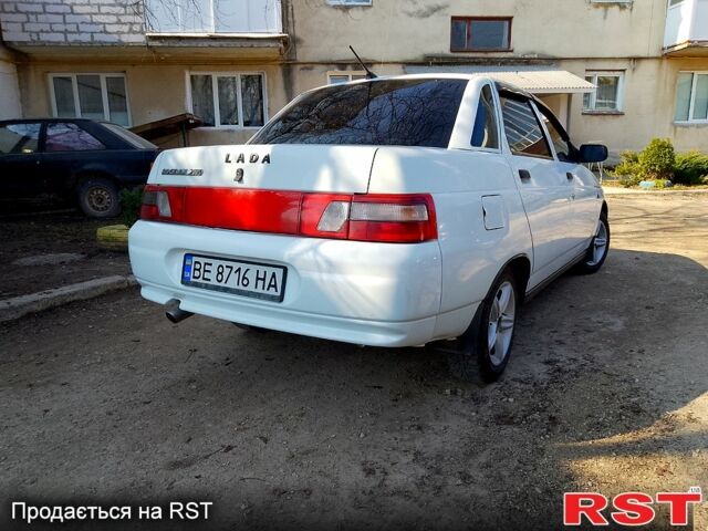 Белый ВАЗ 2110, объемом двигателя 1.6 л и пробегом 150 тыс. км за 2300 $, фото 1 на Automoto.ua