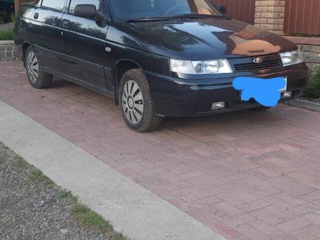 Черный ВАЗ 2110, объемом двигателя 2 л и пробегом 856 тыс. км за 3000 $, фото 1 на Automoto.ua
