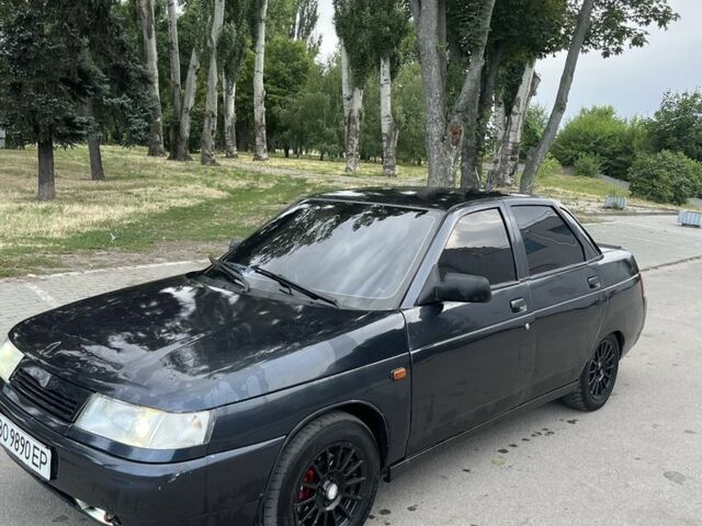 Черный ВАЗ 2110, объемом двигателя 1.5 л и пробегом 200 тыс. км за 1400 $, фото 1 на Automoto.ua