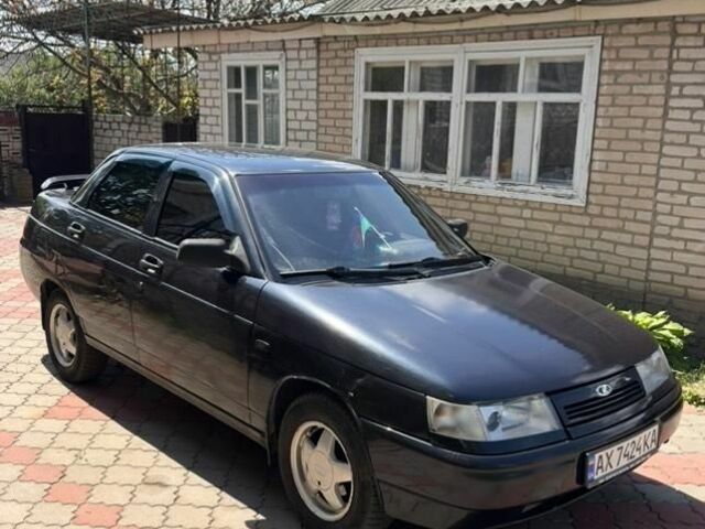 Черный ВАЗ 2110, объемом двигателя 1.5 л и пробегом 90 тыс. км за 1800 $, фото 1 на Automoto.ua