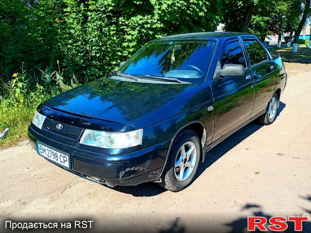 Черный ВАЗ 2110, объемом двигателя 1.5 л и пробегом 200 тыс. км за 1500 $, фото 1 на Automoto.ua