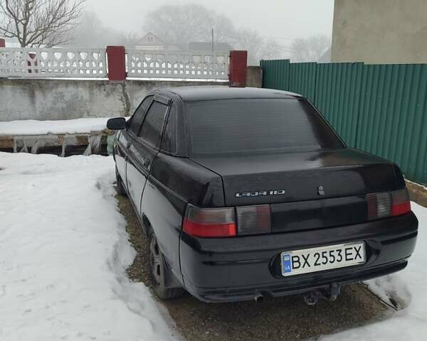 Чорний ВАЗ 2110, об'ємом двигуна 1.6 л та пробігом 248 тис. км за 1600 $, фото 1 на Automoto.ua