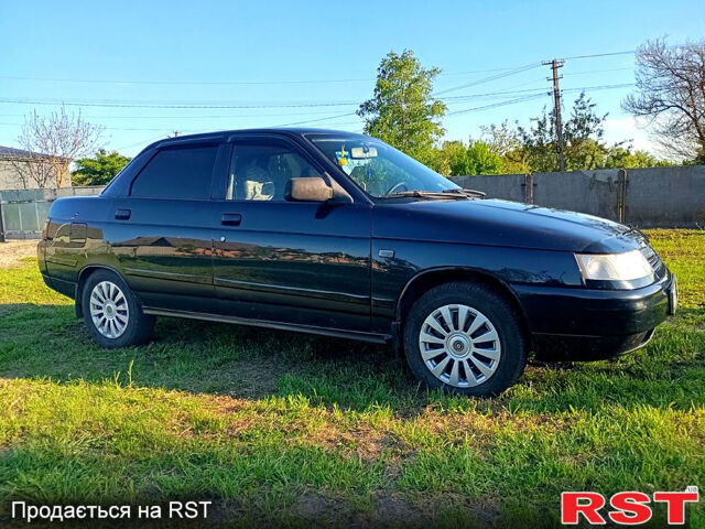 Черный ВАЗ 2110, объемом двигателя 1.6 л и пробегом 230 тыс. км за 2000 $, фото 1 на Automoto.ua