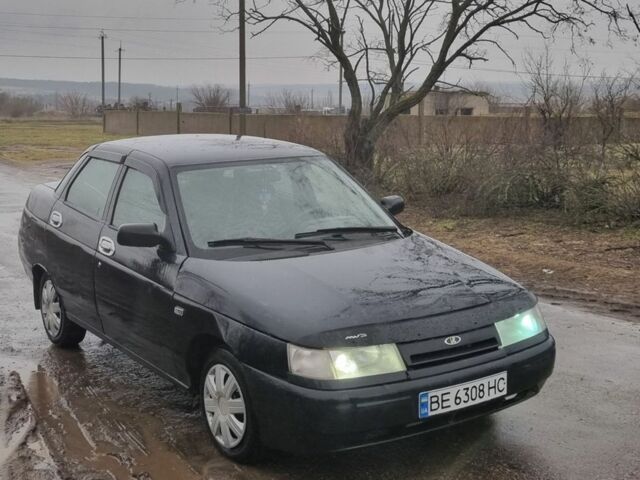 Черный ВАЗ 2110, объемом двигателя 1.6 л и пробегом 199 тыс. км за 1150 $, фото 1 на Automoto.ua