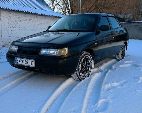 Черный ВАЗ 2110, объемом двигателя 1.6 л и пробегом 179 тыс. км за 2200 $, фото 1 на Automoto.ua