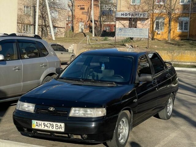 Черный ВАЗ 2110, объемом двигателя 1.6 л и пробегом 235 тыс. км за 1400 $, фото 1 на Automoto.ua