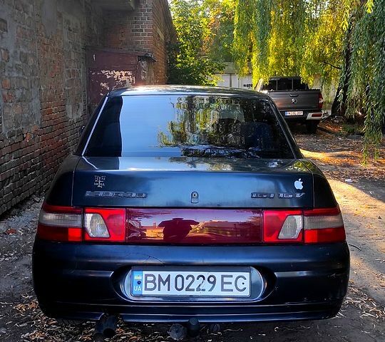 Черный ВАЗ 2110, объемом двигателя 1.6 л и пробегом 267 тыс. км за 1400 $, фото 1 на Automoto.ua