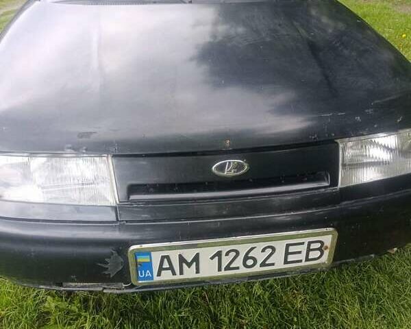 Черный ВАЗ 2110, объемом двигателя 1.6 л и пробегом 190 тыс. км за 1500 $, фото 1 на Automoto.ua