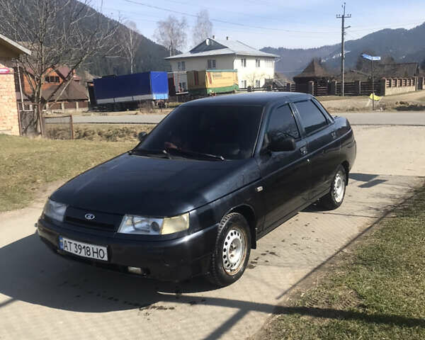 Черный ВАЗ 2110, объемом двигателя 1.6 л и пробегом 207 тыс. км за 1250 $, фото 1 на Automoto.ua