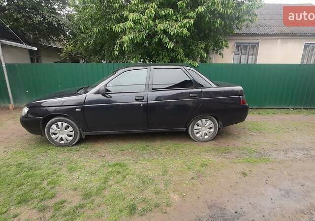 Черный ВАЗ 2110, объемом двигателя 1.6 л и пробегом 170 тыс. км за 850 $, фото 1 на Automoto.ua