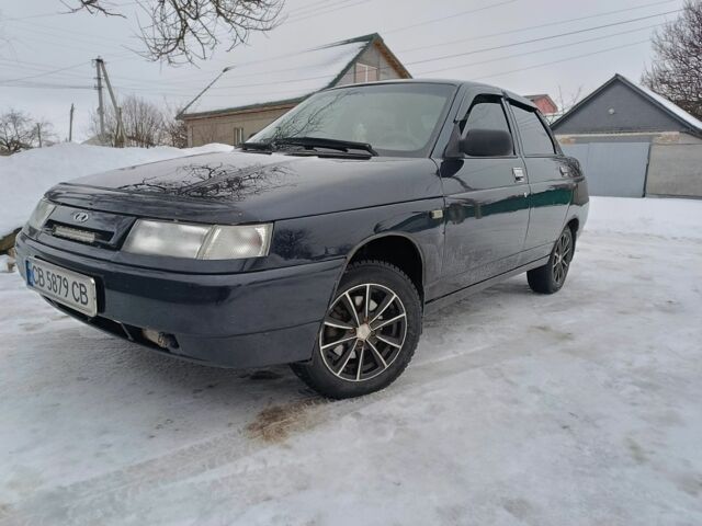 Чорний ВАЗ 2110, об'ємом двигуна 1.6 л та пробігом 200 тис. км за 1999 $, фото 1 на Automoto.ua