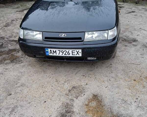 Черный ВАЗ 2110, объемом двигателя 1.6 л и пробегом 267 тыс. км за 1800 $, фото 1 на Automoto.ua