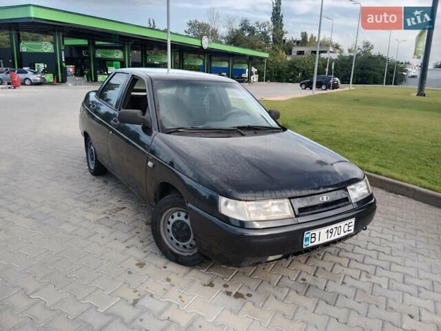 Черный ВАЗ 2110, объемом двигателя 1.6 л и пробегом 215 тыс. км за 1999 $, фото 1 на Automoto.ua