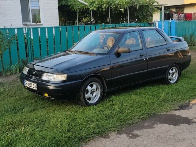 Черный ВАЗ 2110, объемом двигателя 1.6 л и пробегом 210 тыс. км за 1500 $, фото 1 на Automoto.ua