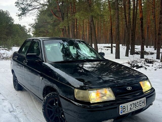 Чорний ВАЗ 2110, об'ємом двигуна 1.6 л та пробігом 1200 тис. км за 1600 $, фото 1 на Automoto.ua
