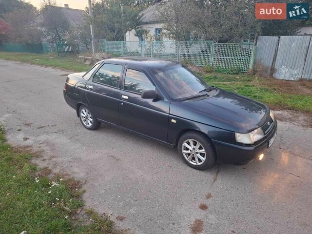 Черный ВАЗ 2110, объемом двигателя 1.6 л и пробегом 220 тыс. км за 1200 $, фото 1 на Automoto.ua