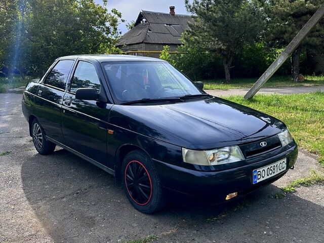 Черный ВАЗ 2110, объемом двигателя 1.6 л и пробегом 182 тыс. км за 1950 $, фото 1 на Automoto.ua