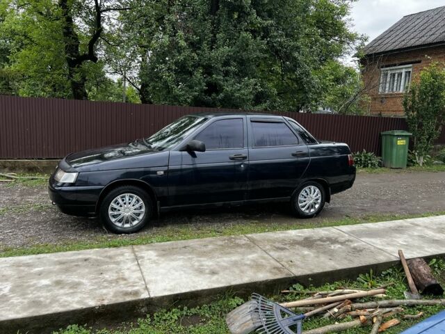 Черный ВАЗ 2110, объемом двигателя 1.6 л и пробегом 200 тыс. км за 1000 $, фото 1 на Automoto.ua