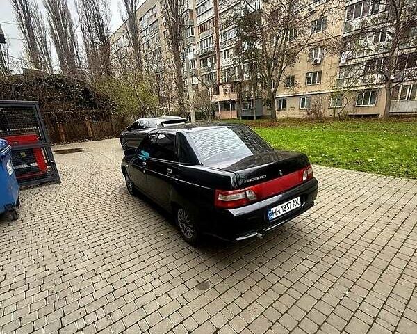 Черный ВАЗ 2110, объемом двигателя 1.6 л и пробегом 90 тыс. км за 2200 $, фото 1 на Automoto.ua